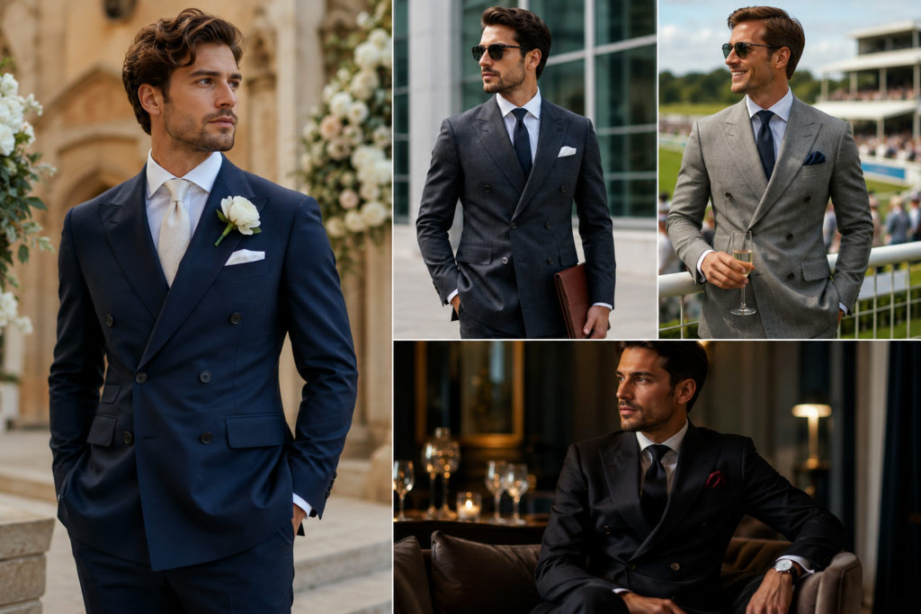 How to Wear Double Breasted Suits for Weddings, Work and Events